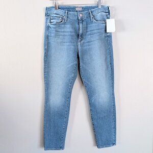 NWT Mother The Looker Crop Mid-Rise Skinny Ankle Jeans Sz 31 $225 Retail
